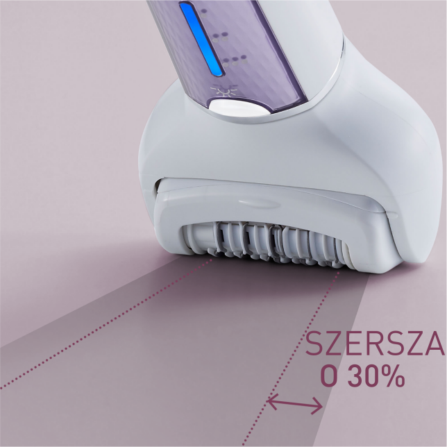 Panasonic ES-EL7C-V503 Panasonic ES-EL7C depilator + 6 nasadek do pielęgnacji całego ciała (szersza, ruchoma głowica, 60 pęset, 3 prędkości, na mokro/sucho), biało-fioletowy 4 Panasonic ES-EL7C-V503 ast 1269330.png.pub.thumb.644.644